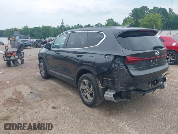 2021 Hyundai Santa Fe SE with VIN 5NMS14AJ5MH346250, listed as a IAAI auction lot 42299607 with 50,643 mi miles and . Bid and sale history available at DreamBid. Image 3.