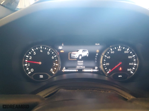 2021 Jeep Renegade Latitude with VIN ZACNJDBB8MPN36197, listed as a Copart auction lot 49674475 with 23,776 mi miles and Salvage Title. Bid and sale history available at carsss.com. Image 9.
