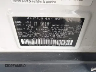 2012 Subaru Outback Prem с VIN 4S4BRBCC9C3282475, выставлен на аукционе IAAI как лот 42281070 с пробегом 109 016 миль миль и . История ставок и продаж доступна на DreamBid. Изображение 9.