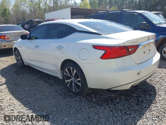 2016 Nissan Maxima SV with VIN 1N4AA6APXGC402994, listed as a IAAI auction lot 41741709 with 96,681 mi miles and . Bid and sale history available at DreamBid. Image 3.