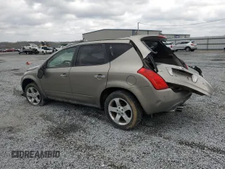 2003 Nissan Murano SL with VIN JN8AZ08W63W216184, listed as a Copart auction lot 49454375 with Not Provided miles and Salvage Title. Bid and sale history available at DreamBid. Image 2.