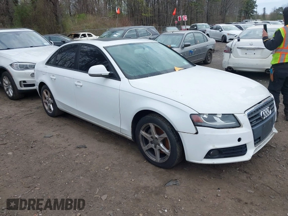 2009 Audi A4 2.0T Prem with VIN WAULF78K69N038646, listed as a IAAI auction lot 42095493 with 96,041 mi miles. Bid and sale history available at carsss.com. Image 1.