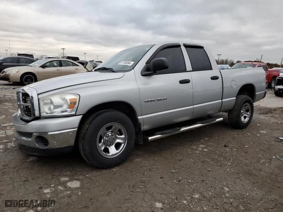 2007 Dodge Ram 1500 ST with VIN 1D7HA18K57J594591, listed as a Copart auction lot 81756994 with 108,993 mi miles and Salvage Title. Bid and sale history available at carsss.com. Image 1.