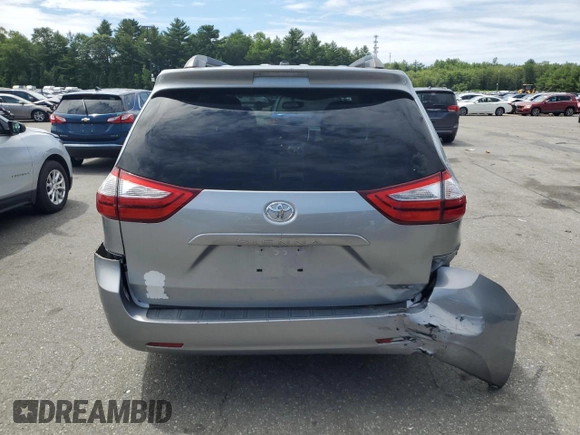 2016 Toyota Sienna LE AAS with VIN 5TDKK3DC6GS765794, listed as a Copart auction lot 62450375 with 90,670 mi miles and Salvage title. Bid and sale history available at DreamBid. Image 6.