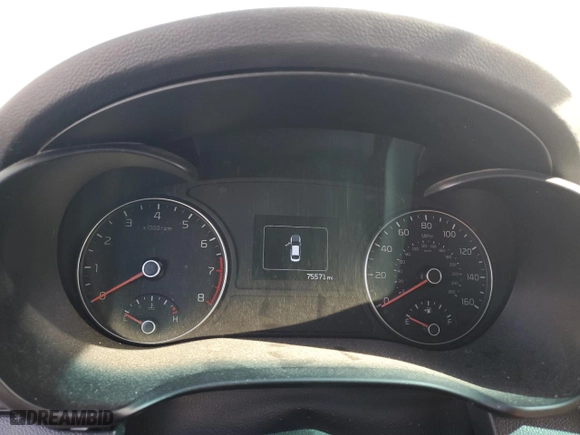 2017 Kia Optima LX with VIN 5XXGT4L32HG125966, listed as a Copart auction lot 44795095 with 75,571 mi miles and Salvage Title. Bid and sale history available at carsss.com. Image 9.