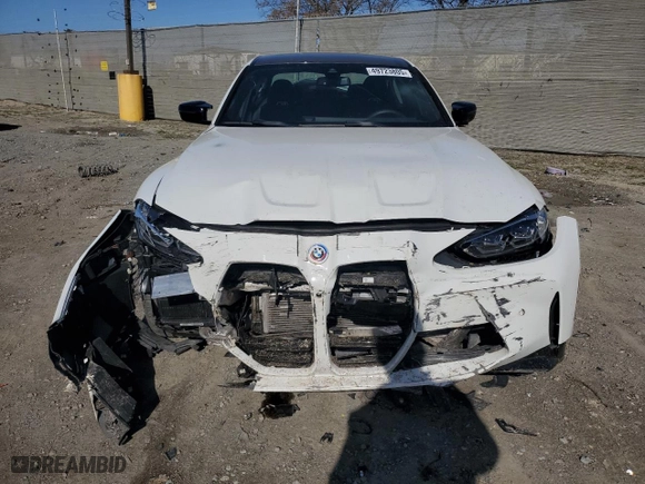 2023 BMW M3 Competition xDrive with VIN WBS43AY01PFN54537, listed as a Copart auction lot 49723805 with 0 mi miles and Salvage Title. Bid and sale history available at carsss.com. Image 5.