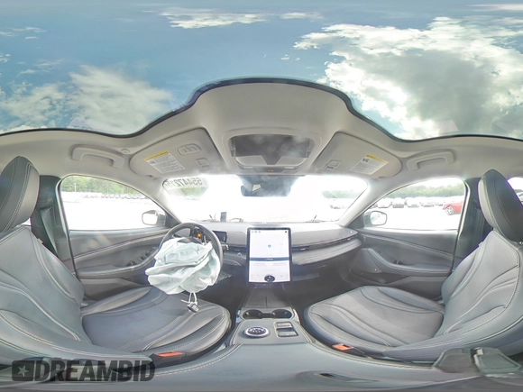 2021 Ford Mustang Mach-E Premium с VIN 3FMTK3R7XMMA53392, выставлен на аукционе Copart как лот 55447215 с пробегом 45 094 миль миль и Списание • Salvage title. История ставок и продаж доступна на DreamBid. Изображение 14.