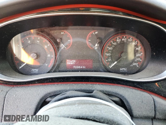 2016 Dodge Dart SXT Sport with VIN 1C3CDFFAXGD802289, listed as a Copart auction lot 49369365 with 70,964 mi miles and Salvage Title. Bid and sale history available at DreamBid. Image 9.