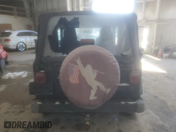 2004 Jeep Wrangler X with VIN 1J4FA39SX4P754012, listed as a Copart auction lot 45239915 with 160,473 mi miles and Salvage title. Bid and sale history available at DreamBid. Image 6.