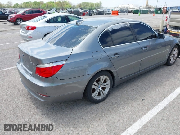 2010 BMW 5 Series 528i with VIN WBANU5C52AC129062, listed as a IAAI auction lot 42087362 with 200,403 mi miles and . Bid and sale history available at carsss.com. Image 4.