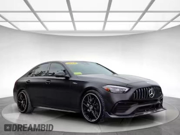 2023 Mercedes-Benz C 43 AMG with VIN W1KAF8HB4PR110522, listed as a Copart auction lot 43862655 with 1,179 mi miles and Clean Title. Bid and sale history available at DreamBid. Image 1.