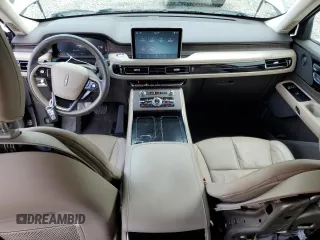 2021 Lincoln Aviator Reserve with VIN 5LM5J7XC9MGL15512, listed as a Copart auction lot 58562285 with 22,130 mi miles and Salvage title. Bid and sale history available at DreamBid. Image 8.