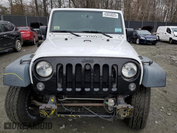 2015 Jeep Wrangler Sport with VIN 1C4AJWAG1FL525429, listed as a Copart auction lot 43033025 with 93,972 mi miles and Salvage title. Bid and sale history available at DreamBid. Image 5.