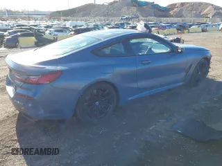 2019 BMW 8 Series M850i xDrive with VIN WBABC4C54KBU96780, listed as a IAAI auction lot 41015686 with 15,451 mi miles and . Bid and sale history available at DreamBid. Image 4.