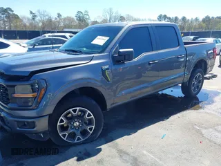 2024 Ford F-150 STX with VIN 1FTFW2L56RKD65618, listed as a IAAI auction lot 41844860 with 18,054 mi miles and . Bid and sale history available at carsss.com. Image 2.