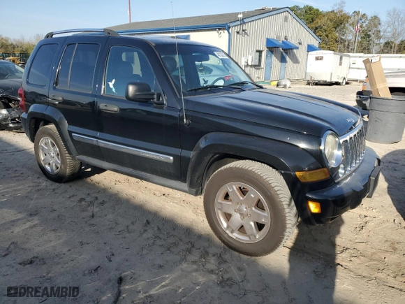 2006 Jeep Liberty Limited with VIN 1J8GL58K76W177197, listed as a Copart auction lot 48133215 with 169,351 mi miles and Salvage Title. Bid and sale history available at carsss.com. Image 4.