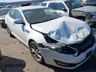2012 Kia Optima EX with VIN 5XXGN4A70CG028435, listed as a IAAI auction lot 41640394 with 153,000 mi miles. Bid and sale history available at carsss.com. Image 1.