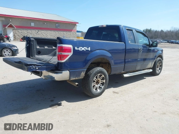 2009 Ford F-150 STX with VIN 1FTRX14889KB49041, listed as a IAAI auction lot 41925348 with 105,253 mi miles. Bid and sale history available at carsss.com. Image 4.