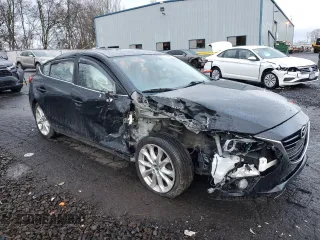 2015 Mazda 3 S Grand Touring with VIN JM1BM1W31F1241007, listed as a Copart auction lot 86425034 with 119,674 mi miles and Salvage Title. Bid and sale history available at DreamBid. Image 4.