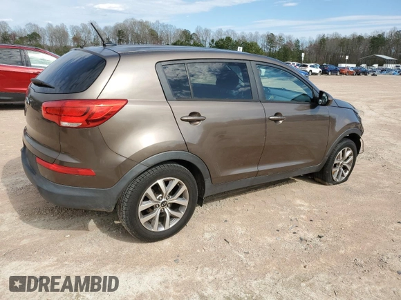 2015 Kia Sportage LX with VIN KNDPB3AC2F7727708, listed as a Copart auction lot 50307865 with 181,113 mi miles and Salvage Title. Bid and sale history available at carsss.com. Image 3.
