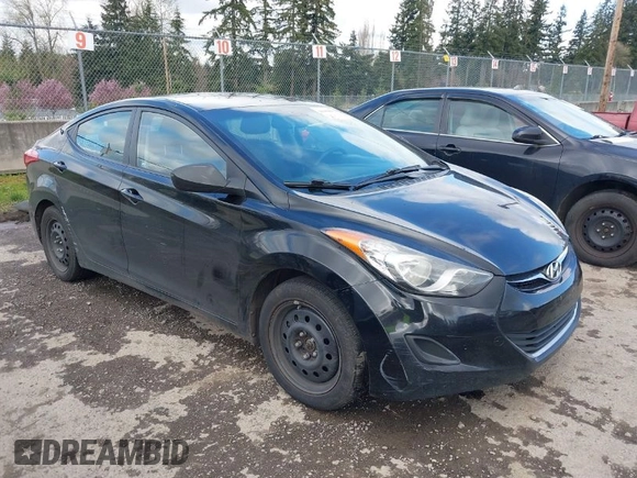 2012 Hyundai Elantra Limited with VIN KMHDH4AE1CU219215, listed as a IAAI auction lot 41956813 with 230,165 mi miles. Bid and sale history available at carsss.com. Image 1.