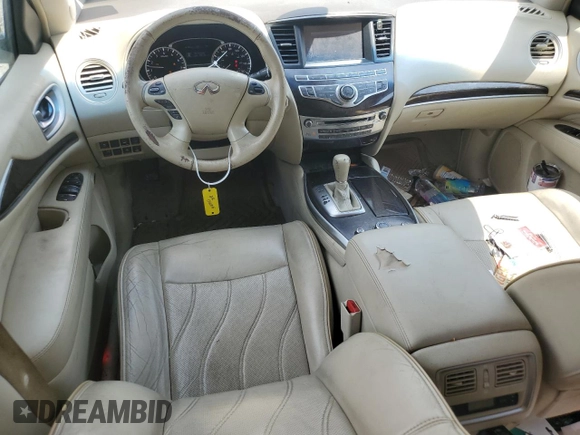 2014 Infiniti QX60 with VIN 5N1AL0MMXEC552292, listed as a Copart auction lot 57250055 with 163,174 mi miles and Salvage title. Bid and sale history available at DreamBid. Image 8.
