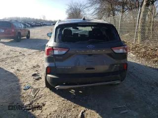 2021 Ford Escape Titanium with VIN 1FMCU9J90MUB16909, listed as a Copart auction lot 42547724 with 24,300 mi miles and Salvage Title. Bid and sale history available at carsss.com. Image 6.