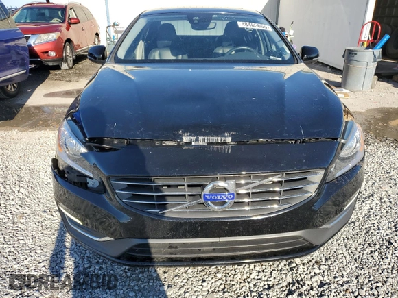 2015 Volvo S60 T5 Drive-E Premier with VIN YV140MFK4F2338462, listed as a Copart auction lot 48485665 with 57,695 mi miles and Salvage title. Bid and sale history available at DreamBid. Image 5.