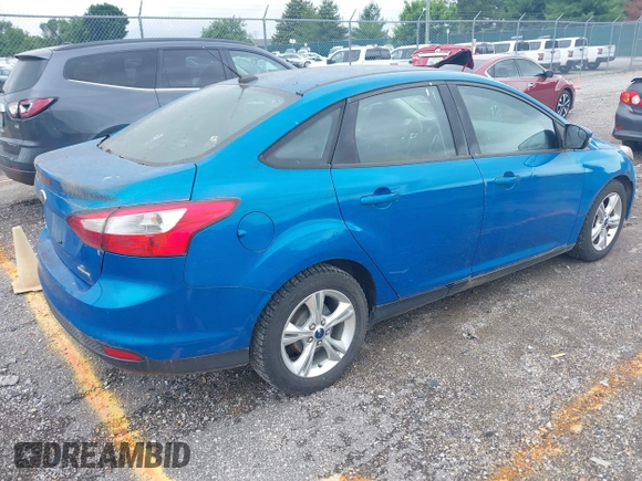 2013 Ford Focus SE with VIN 1FADP3F27DL380620, listed as a IAAI auction lot 42522262 with 104,210 mi miles and . Bid and sale history available at DreamBid. Image 4.