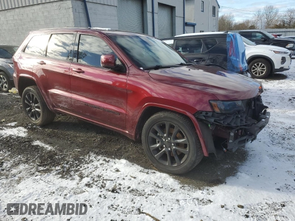 2022 Jeep Grand Cherokee WK Laredo X with VIN 1C4RJFAG1NC128885, listed as a Copart auction lot 87277714 with 30,398 mi miles and Salvage Title. Bid and sale history available at carsss.com. Image 4.