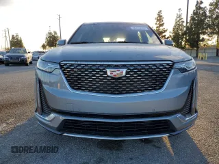 2024 Cadillac XT6 FWD Luxury with VIN 1GYKPAR40RZ744121, listed as a Copart auction lot 86413604 with 7,527 mi miles and Salvage Title. Bid and sale history available at carsss.com. Image 5.