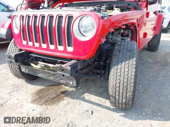 2020 Jeep Wrangler Unlimited Sahara with VIN 1C4HJXEN0LW184564, listed as a IAAI auction lot 42439173 with 79,426 mi miles and . Bid and sale history available at DreamBid. Image 6.