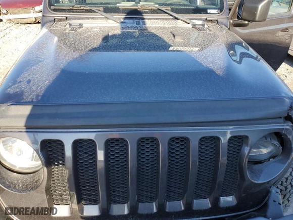 2019 Jeep Wrangler Unlimited Sport with VIN 1C4HJXDG2KW661948, listed as a Copart auction lot 83554374 with 0 mi miles and Salvage Title. Bid and sale history available at carsss.com. Image 12.