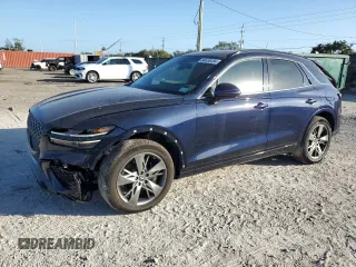 2023 Genesis GV70 Sport with VIN KMUMCDTC7PU083934, listed as a Copart auction lot 84536484 with 6,554 mi miles and Salvage Title. Bid and sale history available at DreamBid. Image 1.