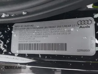 2013 Audi A6 Premium Plus z VIN WAUGFAFC2DN022656, wystawiony jako IAAI lot #41555265 z przebiegiem 93 656 mil mil oraz . Historia ofert i sprzedaży dostępna na DreamBid. Obrazek 9.