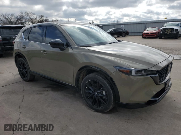 2024 Mazda CX-5 2.5 Carbon Turbo with VIN JM3KFBAY7R0403985, listed as a Copart auction lot 45010275 with 18,493 mi miles and Salvage Title. Bid and sale history available at carsss.com. Image 4.