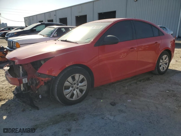 2014 Chevrolet Cruze LS with VIN 1G1PB5SG8E7151952, listed as a Copart auction lot 50174535 with 125,189 mi miles and Salvage Title. Bid and sale history available at carsss.com. Image 1.