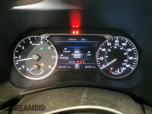 2020 Nissan Sentra SV with VIN 3N1AB8CV6LY300336, listed as a Copart auction lot 47751475 with 126,789 mi miles and Salvage Title. Bid and sale history available at carsss.com. Image 9.