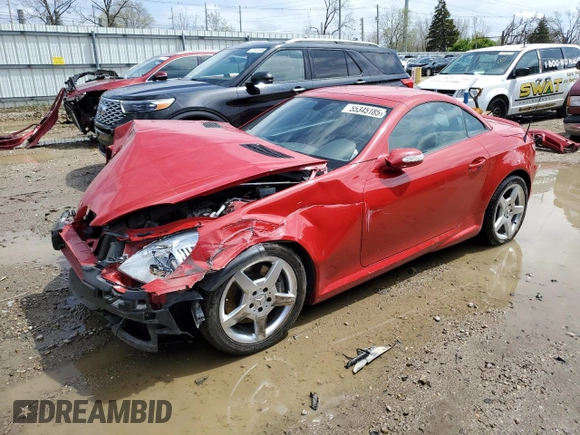 2007 Mercedes-Benz SLK 350 z VIN WDBWK56F77F164557, wystawiony jako Copart lot #55345185 z przebiegiem 38 551 mil mil oraz Czysty tytuł • Clean title. Historia ofert i sprzedaży dostępna na DreamBid. Obrazek 1.