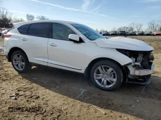 2020 Acura RDX Advance with VIN 5J8TC2H76LL019710, listed as a Copart auction lot 46147875 with 34,190 mi miles and Salvage title. Bid and sale history available at DreamBid. Image 4.