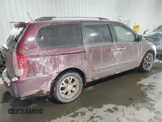 2014 Kia Sedona EX with VIN KNDMH4C73E6558679, listed as a Copart auction lot 89260495 with 125,475 mi miles and Salvage Title. Bid and sale history available at carsss.com. Image 3.