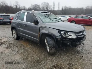 2016 Volkswagen Tiguan SE with VIN WVGAV7AX7GW561941, listed as a Copart auction lot 44717085 with Not provided miles and Salvage title. Bid and sale history available at DreamBid. Image 4.