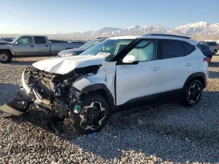 2024 Kia Seltos EX with VIN KNDERCAA8R7599464, listed as a Copart auction lot 43081255 with 10,183 mi miles and Salvage Title. Bid and sale history available at carsss.com. Image 1.