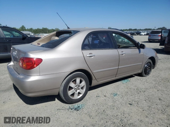 2003 Toyota Corolla CE with VIN 1NXBR38E33Z084761, listed as a Copart auction lot 55859545 with 205,938 mi miles and Salvage Title. Bid and sale history available at DreamBid. Image 3.