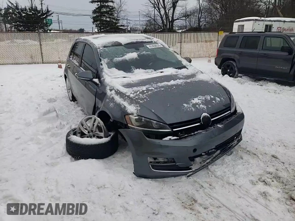 2016 Volkswagen Golf TSI S z VIN 3VW217AUXGM035486, wystawiony jako Copart lot #41458525 z przebiegiem 56 981 mil mil oraz Szkoda całkowita • Salvage title. Historia ofert i sprzedaży dostępna na DreamBid. Obrazek 10.
