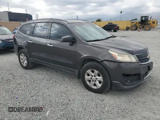 2015 Chevrolet Traverse LS with VIN 1GNKRFED4FJ381925, listed as a Copart auction lot 53170385 with Not Provided miles and Salvage Title. Bid and sale history available at DreamBid. Image 4.