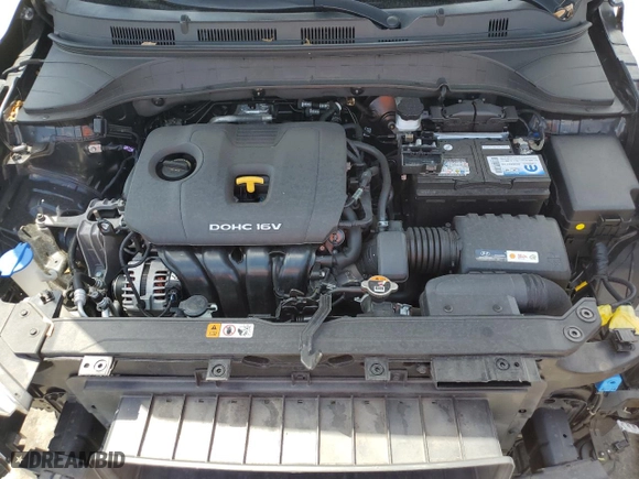 2021 Hyundai Kona SEL with VIN KM8K22AA6MU695830, listed as a Copart auction lot 52343985 with 58,478 mi miles and Salvage Title. Bid and sale history available at carsss.com. Image 12.
