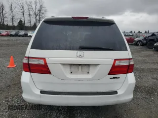 2005 Honda Odyssey EX-L with VIN 5FNRL38655B000691, listed as a Copart auction lot 47814195 with 233,384 mi miles and Clean Title. Bid and sale history available at carsss.com. Image 6.
