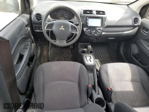 2017 Mitsubishi Mirage ES with VIN ML32A3HJ6HH016319, listed as a Copart auction lot 53732925 with 177,388 mi miles and Salvage title. Bid and sale history available at DreamBid. Image 8.