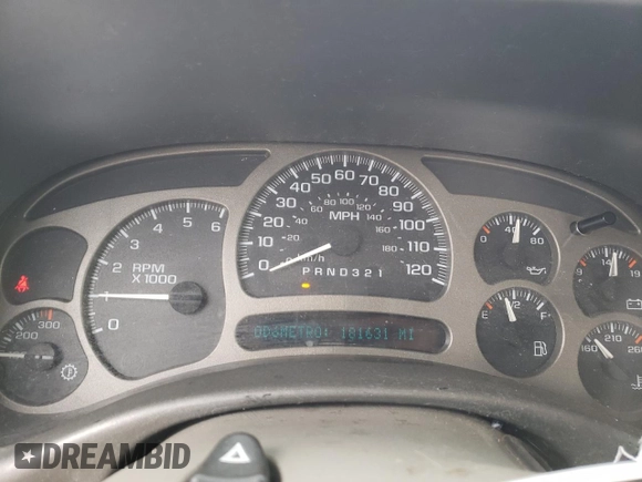 2006 GMC Sierra Denali z VIN 2GTEK63N561158633, wystawiony jako Copart lot #54572255 z przebiegiem 181 631 mil mil oraz Szkody całkowita. Historia ofert i sprzedaży dostępna na DreamBid. Obrazek 9.